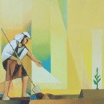 Scattering seeds & baking bread