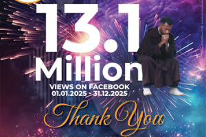 13.1 Million Facebook views in 2025!